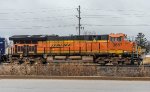 BNSF 3687, GE ET44C4, westbound on the BNSF